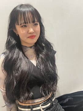 コード(Chord) 【nakajima】ダークブラック×ロング