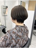 【中西里美】丸みショート