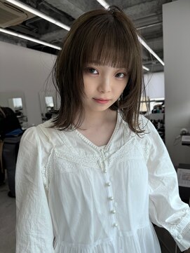 エゴル ナゴヤサカエ(ENGOL NAGOYA SAKAE) オリーブベージュ/ベージュカラー/ハイトーンカラー