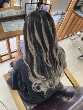 アロハナ(ALOHANA) #カラー#エクステ#バレイヤージュ