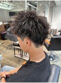スパイキーショート ピンパーマ