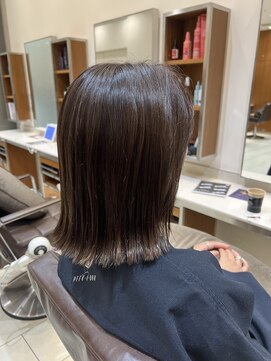 ピークアブー アヴェダ アトレ恵比寿(PEEK-A-BOO AVEDA) 大平彩 大人かわいい ぱつっとボブ 20代30代40代50代