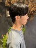 【梅雨対策/Rei指名】メンズカット+縮毛矯正【曲がる縮毛矯正】￥18500～