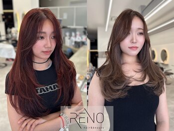 レノ 直江店(RENO)の写真/【小顔見せカット】一人一人の骨格を見極め、髪質に合わせたカットで、似合わせスタイルを実現♪