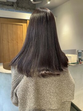 テトラ バイ ネオリーブ 横浜西口店(tetra by neolive) ブリーチなし　ダークラベンダー