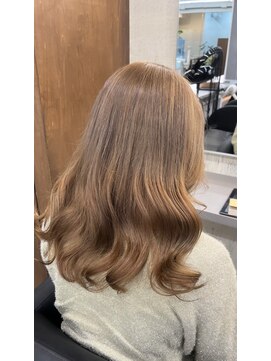 エイト プラット 渋谷2号店(EIGHT plat) ブリーチあり　ミルクティーベージュ　カラー12/28