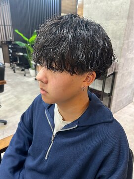 メンズ リコ(MEN'S RICO) ツイストスパイラルツイスパメンズマッシュメンズパーマ【大和】