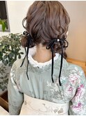 卒業式ヘアセット