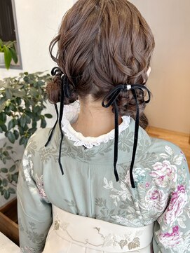 ソースバンダイ 万代(SOURCE) 卒業式ヘアセット