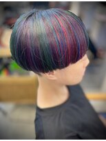 キャラ シャローネ 池袋(Chara Chalone)&nbsp;ハイトーンマッシュショートハイライトカラー個性派ちゃん