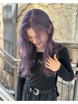 ノラ シブヤ(NORA) ラベンダーアッシュパープルピンクシルバーラベンダー