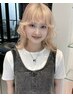 【HINAKO限定】カット+プレミアムケアブリーチ+カラー￥21400～