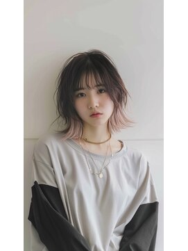 モードケイズ JR茨木improve店(MODE K's) 3Dカラーモードハニーアッシュストレートボブ