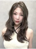 韓国風レイヤーカット顔まわりくびれオルチャン堀江