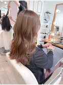 ブリーチなしで作るアッシュベージュ/くびれヘア【横浜】k