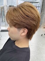 デュー 栄(DEW)&nbsp;【DEW】ニュアンスパーマ/センターパート/ミルクティーベージュ