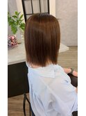抜け感カジュアル◎ストレート外ハネボブヘア