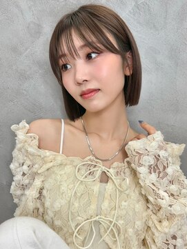 ロンドプロフィール 浦和(Lond profil) ブリーチなしカラー伸ばしかけヘア簡単スタイリング小顔ヘア