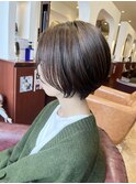 小顔くびれショート×マロンベージュ【春日井・勝川】