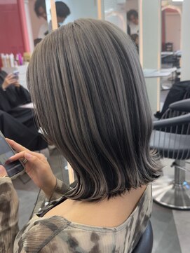 ロンドヴァリー 渋谷店(Lond vallee) 白髪ぼかしアンブレラカラーグレージュ