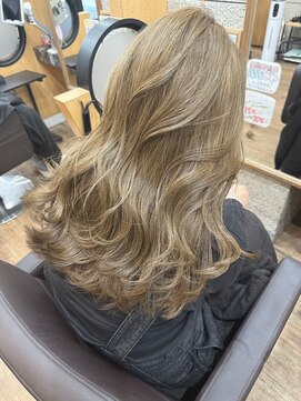 オリノ(olino) 1ブリーチグレージュ　ロング