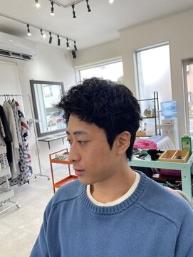 キューカンバー(CUCUMBER) メンズ【スパイキーショートパーマ】