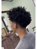 徳永隼太 指名【Men’s Barber】メンズカット＋ツイストパーマ 