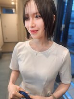 サンドパールス 仙台店(sand PALCE)&nbsp;髪質改善/大人ガーリー/似合わせカット/ショートボブ前髪/仙台