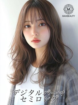 マックスビューティーギンザ(MAXBEAUTY GINZA)　 デジタルパーマセミロング☆銀座/東京駅