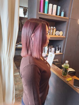 ベランダ(veranda) ボブ+インナーカラー