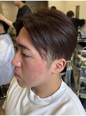 メンズ/波巻きツイストスパイラル/リバースセンターパート /守谷