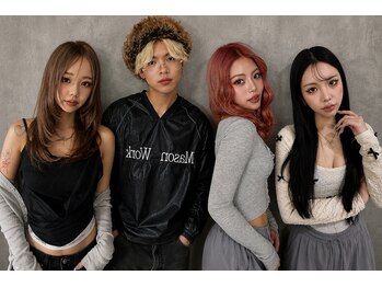 オフホワイト 大阪店(Off-White)の写真/韓国風やブロンドカラーが人気!実力派女性スタイリスト多数在籍で魅力的な自分に出会う★