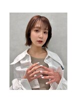 アッシュ 南町田グランベリーパーク店(Ash)&nbsp;レイヤーボブ×アッシュベージュ