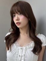 トリッカ シブヤ(TRICCA SHIBUYA)&nbsp;くびれ巻き/レイヤー/似合わせカット/韓国ヘア