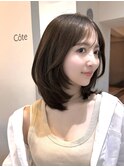 30代40代50代王道ワンカールひし形レイヤーブラウンカラー