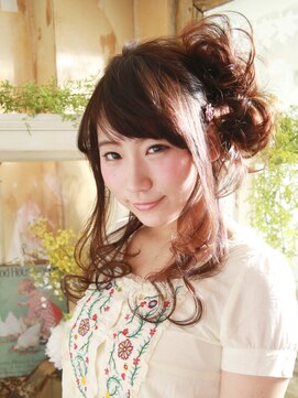 髪質改善と縮毛矯正の専門店 サンティエ(scintiller) ★ウエーブハーフアップ★