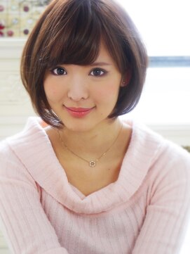 ヘア ジュレ ドゥ(hair jurer deux) 【ヘアジュレドゥ 花井】 ナチュラルボブが可愛いショート