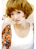 可愛いマッシュショートパーマ