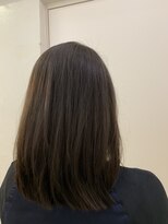 パティオン(PATIONN)&nbsp;セミロング☆ダークアッシュグレージュでツヤ髪にしました！！