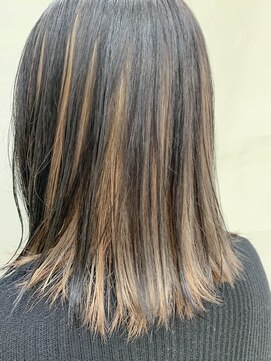 テトヘアー(teto hair) プラチナベージュ、ミルクティベージュ 、インナーカラー