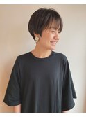 ナチュラル刈り上げショートボブ