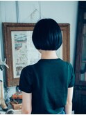 ショートバングボブ