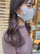 ネオリーブ アンド 渋谷店(Neolive &)&nbsp;イメチェン/ホワイトブロンド/外ハネボブ/美髪/ワイドバング