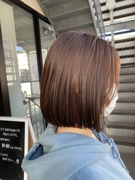 テラスヘア 新潟駅南(TERRACE hair) ウェットで軽やか仕上げ!春ボブ♪