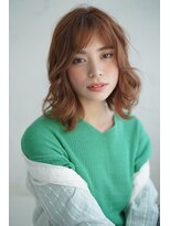 モハナ(m.ohana)&nbsp;【モハナ/泉大津店】マロンベージュアッシュ/ほつれウェーブ