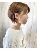 【ひとみ】丸みショートボブ