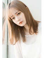 エスドットブルーム(S.BROOM)&nbsp;【S.BROOM　なんば】ベージュ系でこなれたナチュラルストレート