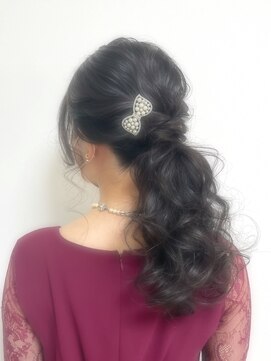 ヘアセット専門店 ナゴミ 池袋店(nagomi) ポニーテール
