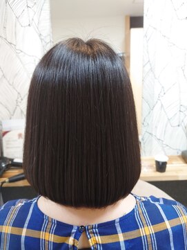 ヘアーカルチャー 小倉台店 HAIR CULTURE ミディアムストレート大人可愛い髪質改善トリートメント