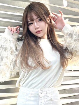 ファイブバイジエクト 堀江(FIVE by The Ect) 似合わせカット×グレーベージュ×シースルーバング☆